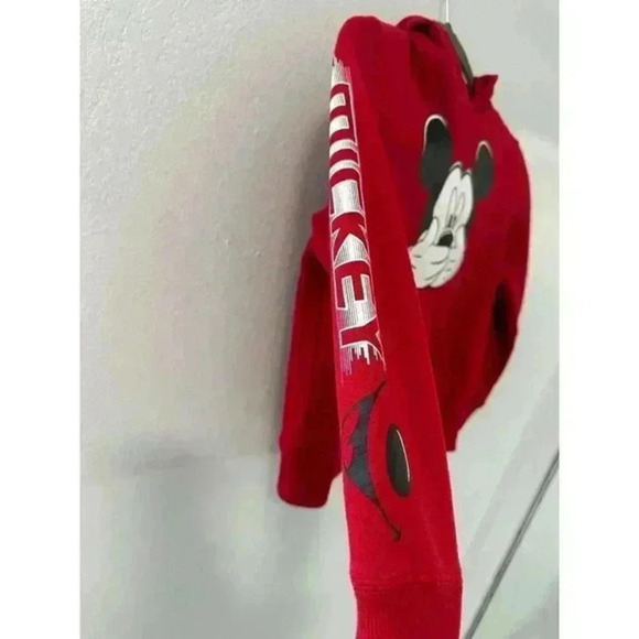 Disney Mickey Mouse Face Cover Youth Hoodie with Sleeve Print - Picture 5 of 6